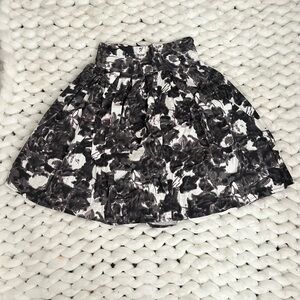 Aryeh Monochrome Floral Skirt